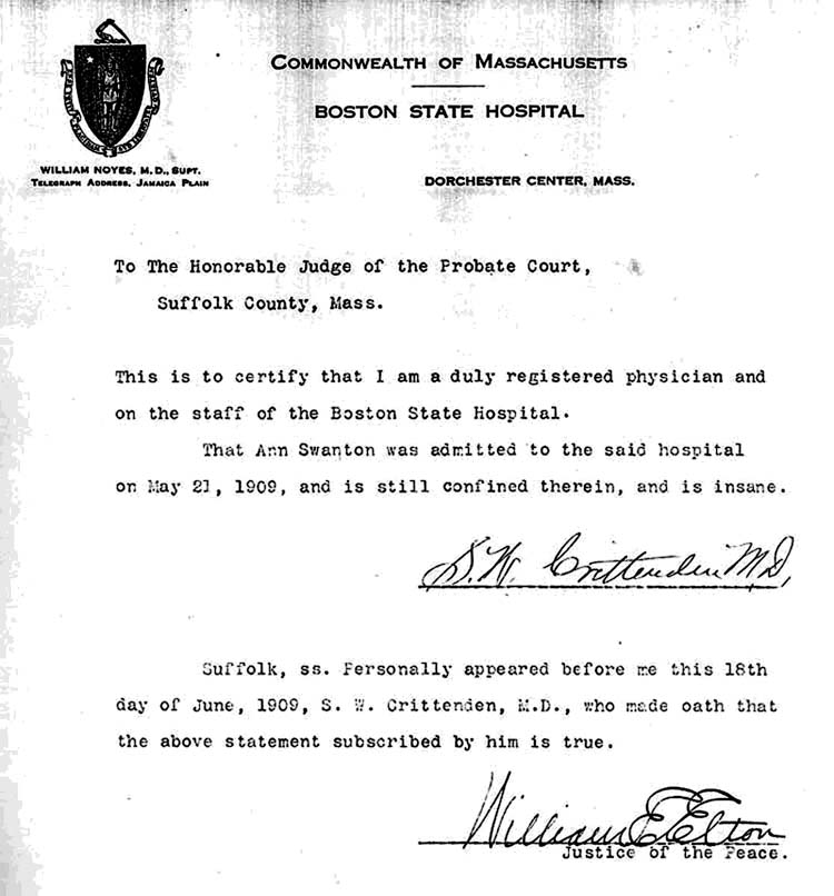 Ann Swanton Commitment
